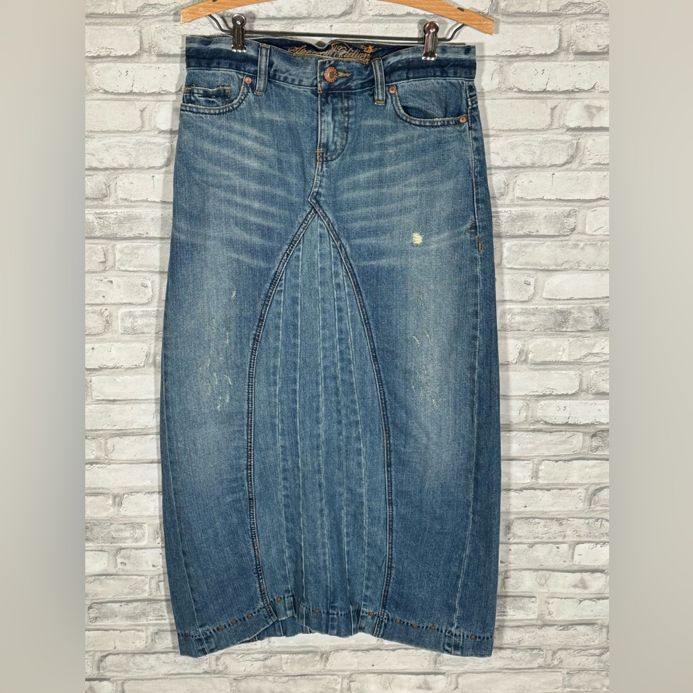 Vintage Old Navy Special Edition Jean Long Denim Maxi Skirt